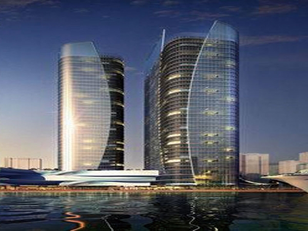 九游会官网新能源配套施工的—青岛中联双子塔